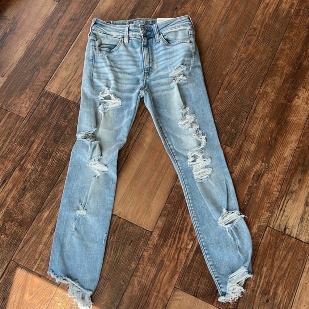 NWT American Eagle Hi Rise Jeggings Next Level Stretch Crop